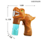 New Arrival Light up Electric Dinosaur Shaped Bubbles Gun Toys for Outdoor Children Play Game New Model Dinosaur Bubble Gun