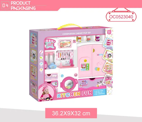 Wholesale Pretend Plastic Doll Baby Children Kitchen Toys Play Set