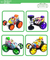 Wholesale Plastic Graffiti Car 4 Wheels High Speed Rotate Stunt Remote Control RC Car