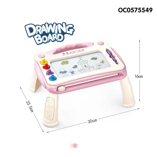 Wholesale Children's Learning Magnetic Drawing Writing Desk Table Popular DIY Toy Board for Kids
