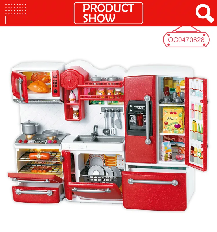 Wholesale Pretend Plastic Children House Hold Mini Plastic Kitchen Play Toy Set