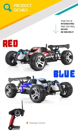 Wholesale SUV High Speed Red Blue Item 1: 18 Racing off Road Toy RC Car for Kids
