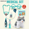 Soft Animal Cat Toy Pretend Montessori Interactive Children's Hospital Doctor Play Set for Kids