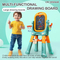 3 in 1 Basketball and Ring Toss Game Double Sided Functional Plastic Children's Wholesale Magnetic Writing Drawing Board