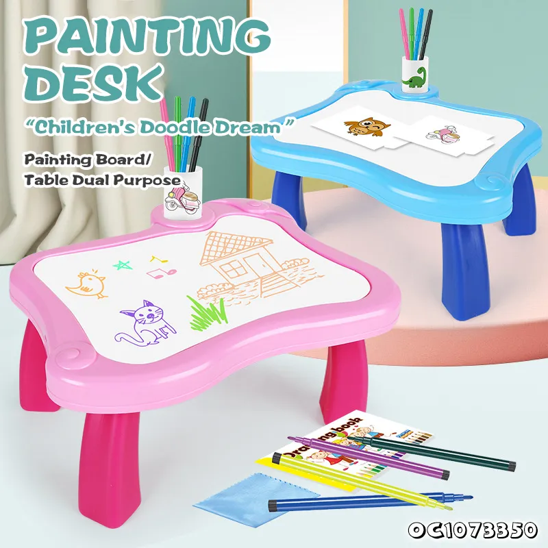 Wholesale Painting Children Handwriting Toys Kids Drawing and Early Learning Montessori Educational Desk Magnetic Drawing Board
