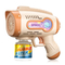 Kid Summer Toys 15 Holes Bubble Toys Bubble Gun with Light