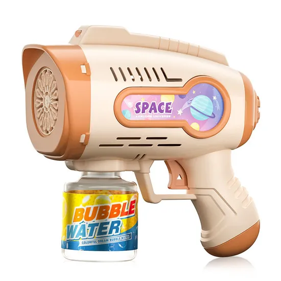 Kid Summer Toys 15 Holes Bubble Toys Bubble Gun with Light