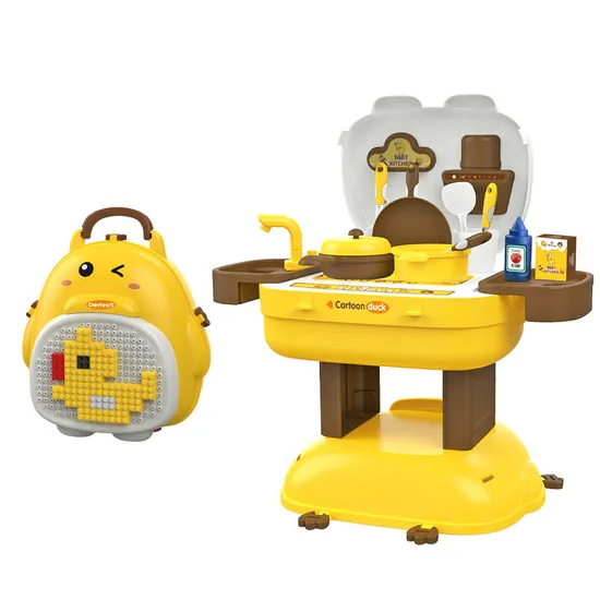 Wholesale Kids Miniature Pretend Mini Kitchen Children's Plastic Tool Plastic Cooking Pretend Play Food Toys