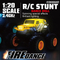 Plastic 1: 20 Scale Remote Control Toy 360 Deqree Rotation RC Stunt Dancing Model Toys Car for Kids