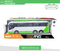 Wholesale 1: 30 Scale 4 Channels Mini Plastic City Remote Control Bus Toy Car