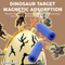 Plastic Indoor Shooting Electronic Rotating Movable Target Stand Game Dinosaur Guns Sniper Soft Bullet Toy Gun with Soft Bullet