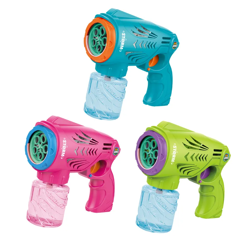 High Quality Interesting Outdoor B/O Kids Baby Bubble Toy Gun Machine