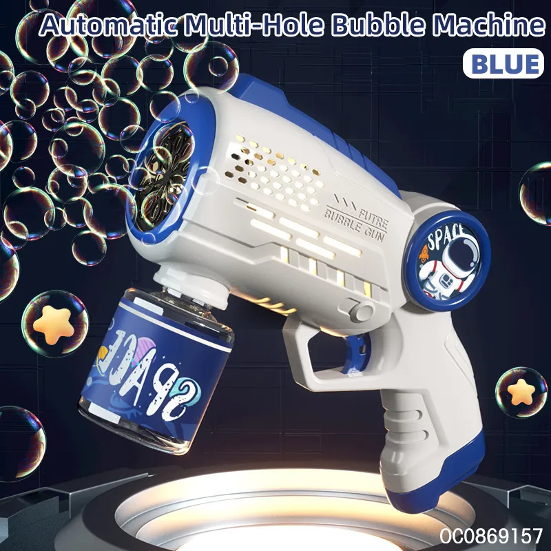 Outdoor Wedding Party Birthday Space Bubble Gun Machine Gift Perfect Choice Kids Toys Automatic Electric Bubble Machine Gun