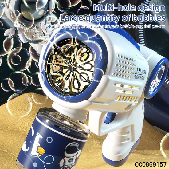 Outdoor Wedding Party Birthday Space Bubble Gun Machine Gift Perfect Choice Kids Toys Automatic Electric Bubble Machine Gun