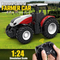 8 Wheels Boys Simulation Farmer Car Kids Tractor Remote Controlled Model 1: 24 Scale Toy Car