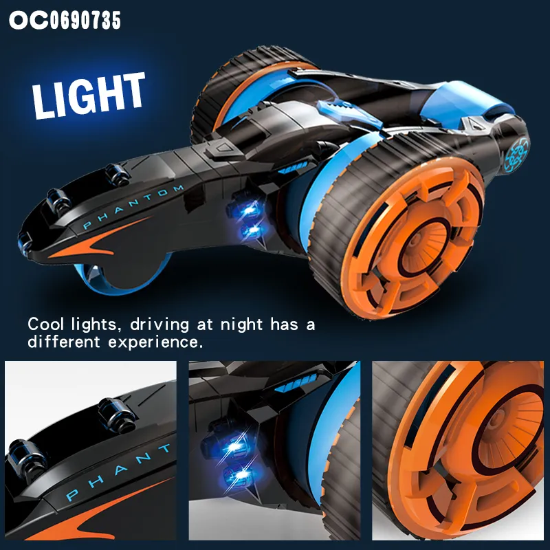 Electric High Speed 360 3 Wheel RC Stunt Remote Control RC Car for Kids