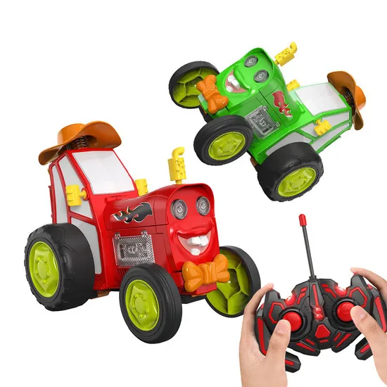 Mini Flashing LED Light Stunt Wholesale Fancy Stunt RC Toy Car for Kids