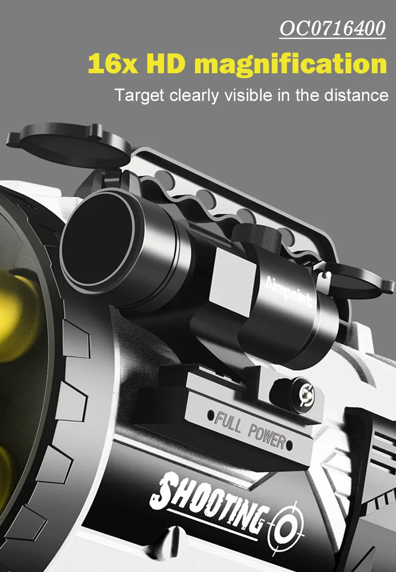 Hot Selling Long Distance Electric Practice Shooting Game Soft Bullet Novelty Toy Gun for Kids