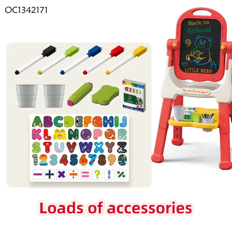 Wholesale Magnetic Educational Toys Kids Double Sided Erasable Whiteboard Toy Drawing Pad Board