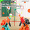 Wholesale Indoor Foam Soft Ball Gun Electric Rotate Windmill Target Children Shooting Game Spin Machine Electric Soft Bullet Gun