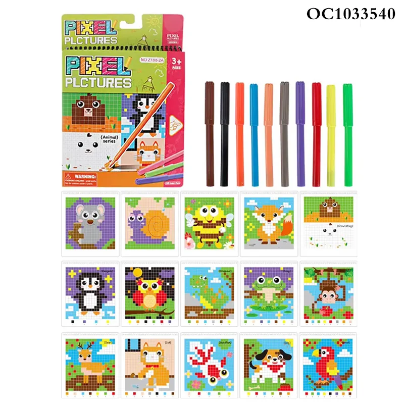 Wholesale Early Educational Equipment Interactive Games Children Coloring Children DIY Books for Kids