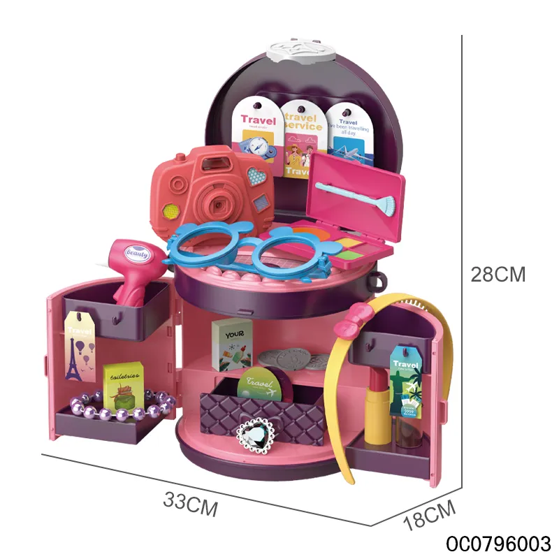 Wholesale Make up Tool Box Set Portable for Kids Girls Only with Camera