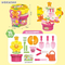 Preschool Educational Toys Plastic Garden Tool Kids Shovel Garden Toys Sand and Water Games with Exquisite Storage Tool Box Set