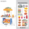Wholesale Kids Pretend Play Food Plastic Pretend Role Play Toy Kids Children's Kitchen Set