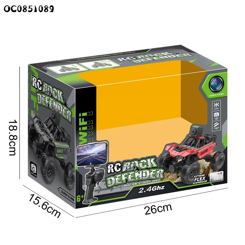 Wholesale Electronic Toys Remote Control Alloy off Road RC Model Car with Camerawifi
