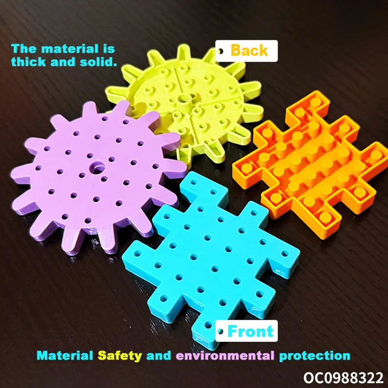 Wholesale Educational Montessori Popular DIY Christmas Baby Building Block Brick Toy