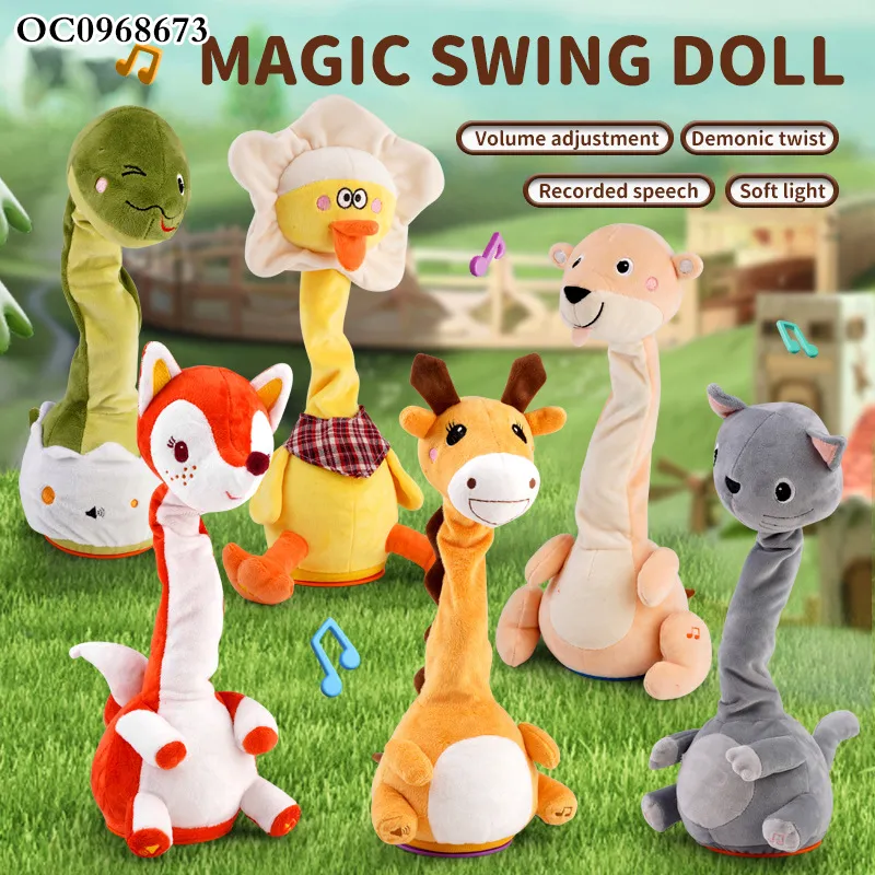 Wholesale Popular Talking Singing Music Dancing and Singing Baby Sensory Animal Doll Toy