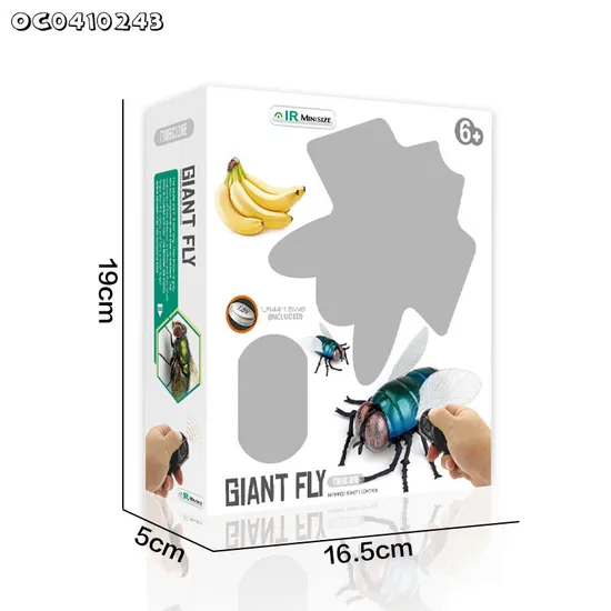Wholesale 360 Degrees Mini RC Flying Remote Control Insect Model Animal Toy with LED Lighting