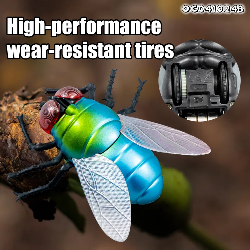 Wholesale 360 Degrees Mini RC Flying Remote Control Insect Model Animal Toy with LED Lighting