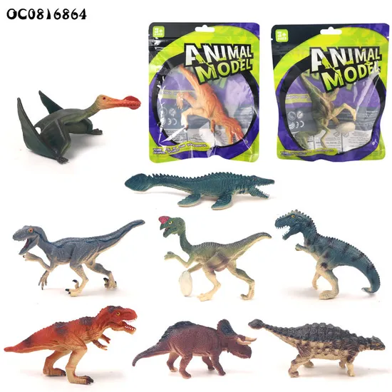 Wholesale Custom Solid Plastic Dinosaur Toy PVC Models Toy for Kids