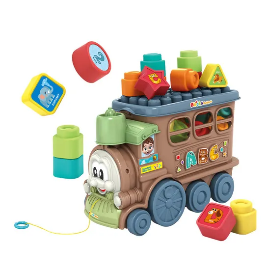 Wholesale Educational Montessori Popular DIY High Quality Construction Silicone Rubber Kids Building Blocks Toys