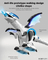 Wholesale Remote Control Walking LED RC Dinosaur Robot Battle Toy with Mist Spray