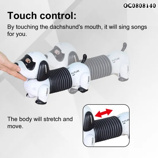 Wholesale Montessori Educational Remote Control Electronic Dancing Robot Dog Toys