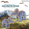 Dinosaur Theme Gifts Infrared Remote Control Model Simulation Walking RC Dinosaurs Light up Toy for Kids Triceratops Toy with Sound