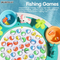 Wholesale Montessori Educational 4 Player Fish Table Game Board Electric Fishing Machine