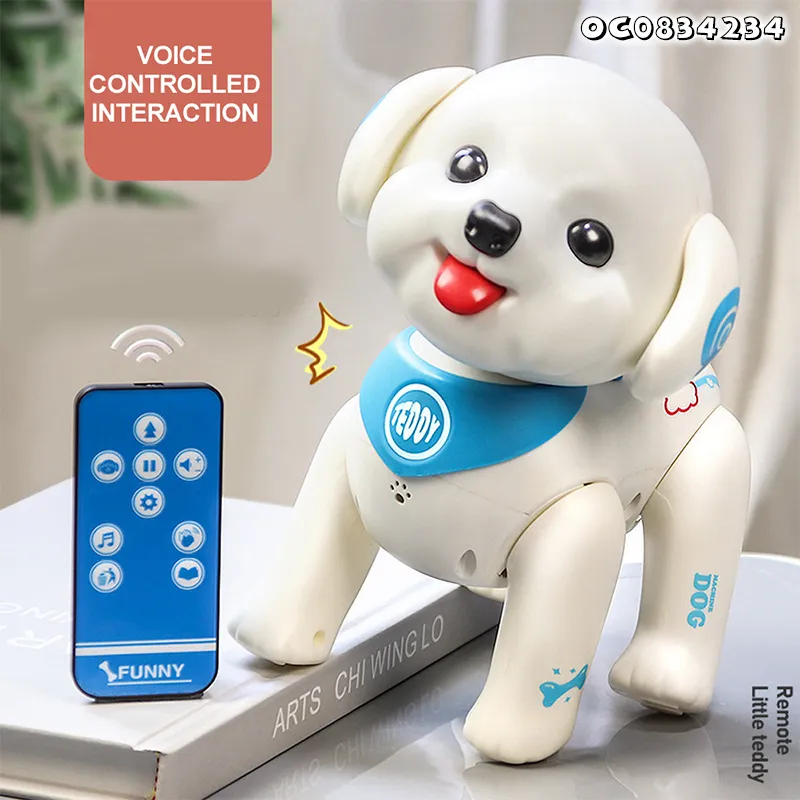 Wholesale Plastic Intelligent Educational Robot RC Toy Puppy Dog for Kids