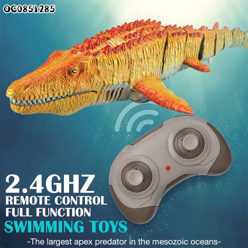 Hot Sale Water Spray Customized Swimming Toys Water Games Remote Control Animal Dinosaurs Toy for Kids Adult RC Toy Swimming Pools