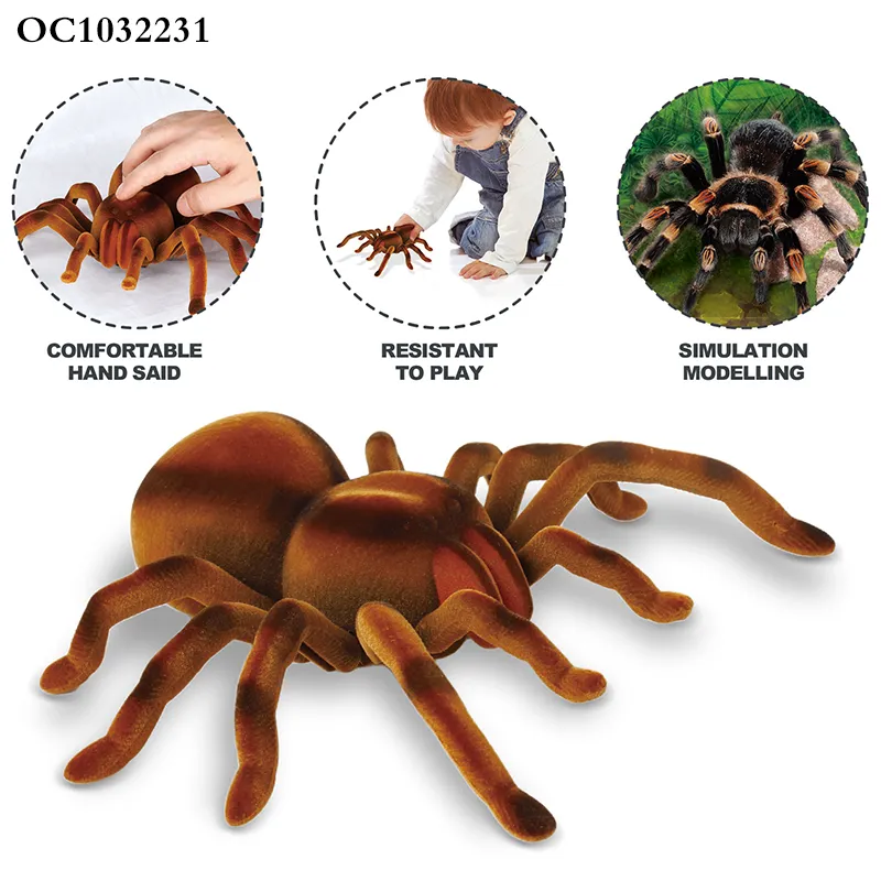 Wholesale Funny Remote Control Spider Plastic Animal Simulation Toys RC for Kids