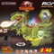 Kids 2.4G Simulation Cool Remote Control RC Spray Mist Walking Dinosaur Toy