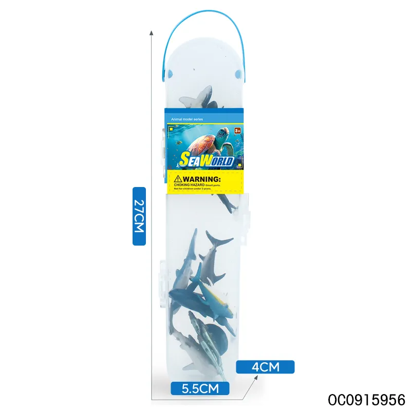 Wholesale PVC Toy Custom Realistic Animal Plastic 3D Fish Model Toys for Children