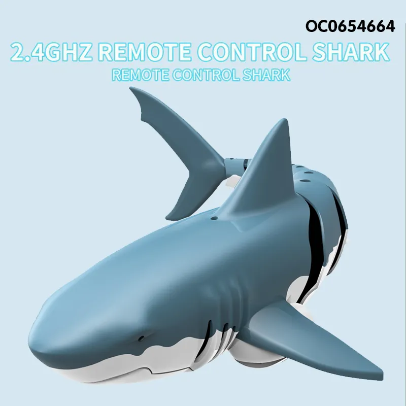 Wholesale Summer Pool Water Children's Remote Control RC Plastic Shark Animals Toys