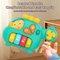 Wholesale Electronic Cartoon Battery Operated Happy Learning Piano Toys Kids with Light and Music
