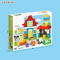Wholesale Educational DIY Garden Plastic Brick Toy House Building Blocks for Kids