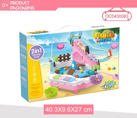 Wholesale Children Electronic Swimming Fish Fishing Toy with Light Music