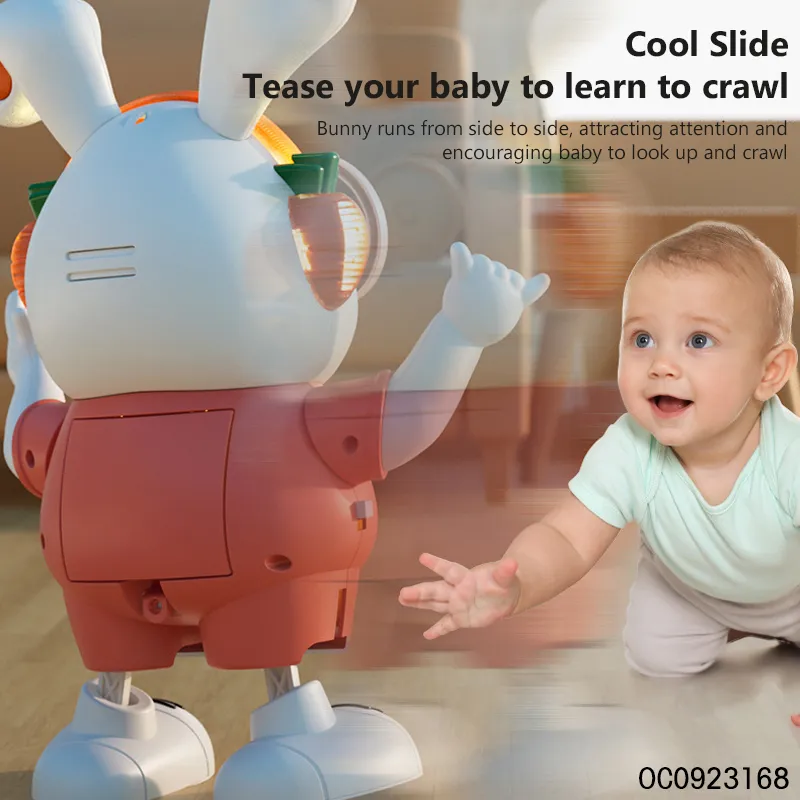 Wholesale Electric Animals Plastic Popular Dancing Rabbit Sing Baby Toys with Lights