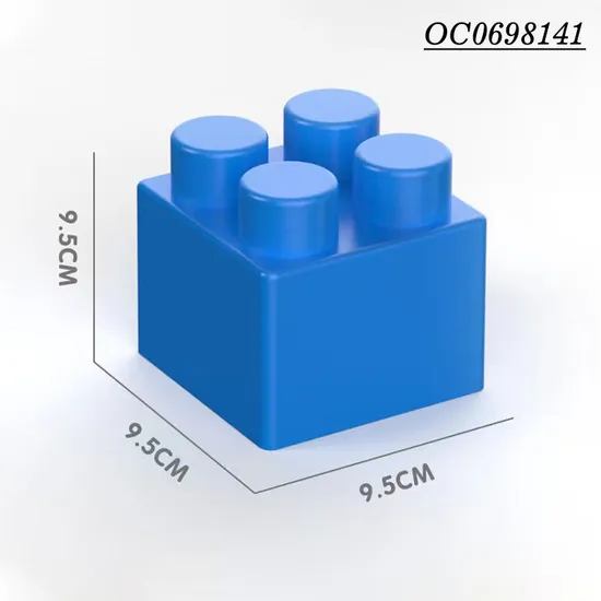 Wholesale Montessori DIY Educational Model Creative Plastic Building Blocks Toys for Kids
